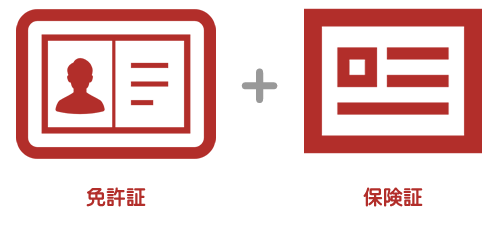 免許証+保険証
